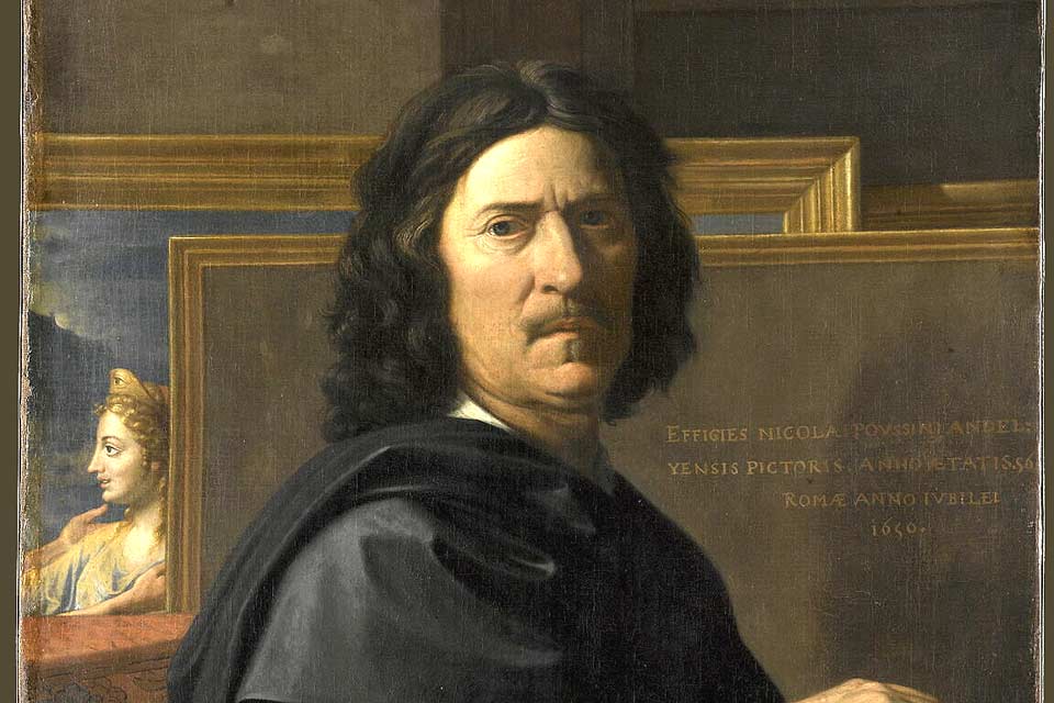 Retrato del pintor Nicolas Poussin