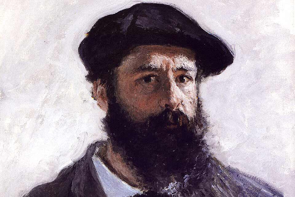 Autorretrato del pintor impresionista Claude Monet