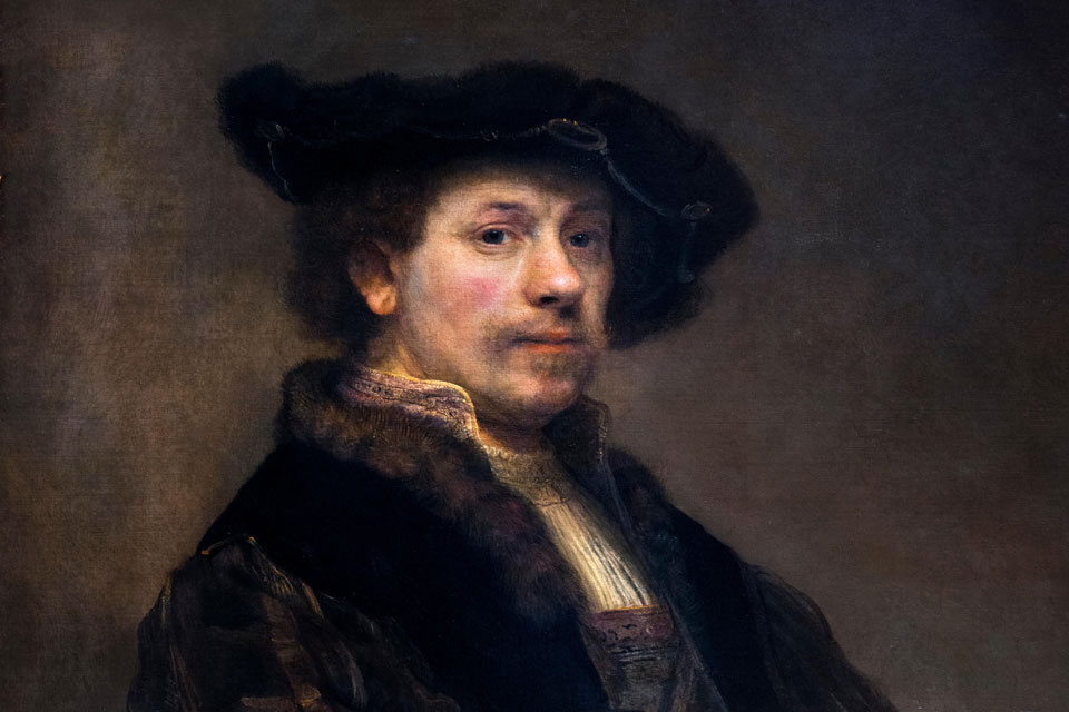 Autoretratos del pintor holandés Rembrandt van Rijn